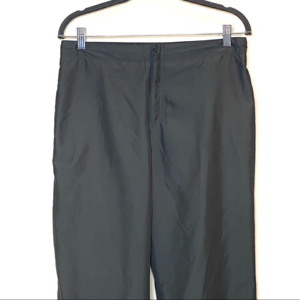 Nike gray mesh lined zipper and drawstring nylon track pants size M - Picture 2 of 16